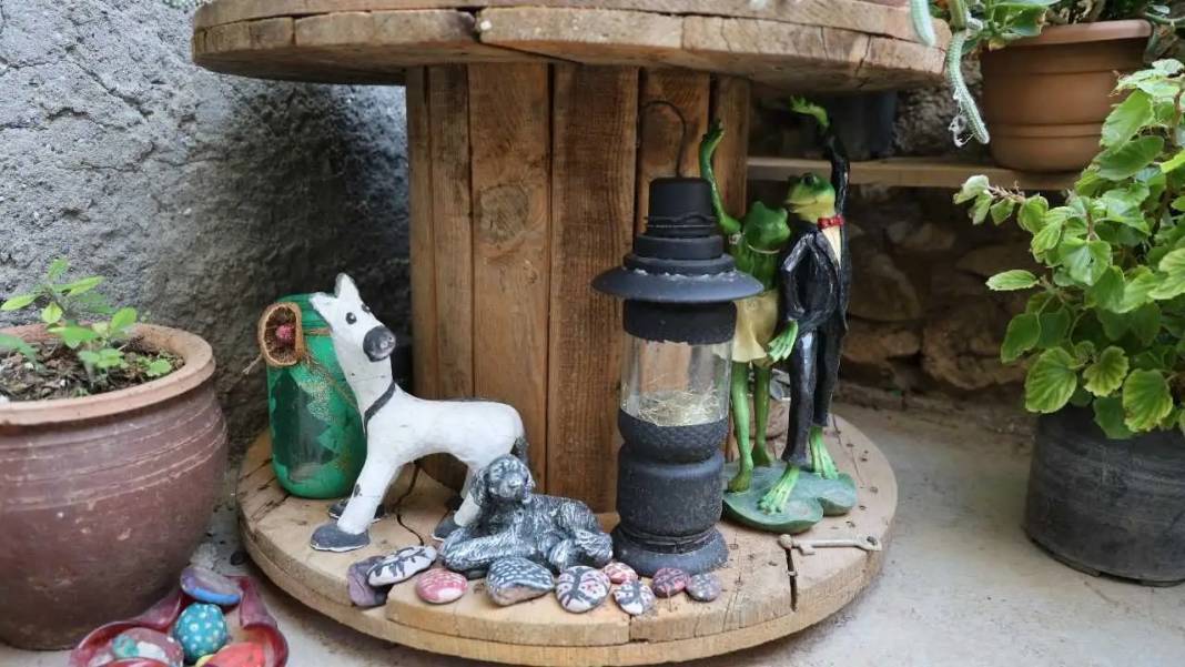 Adana’da Emekli Öğretmen Bahçesini Açık Hava Sergisine Çevirdi! 4